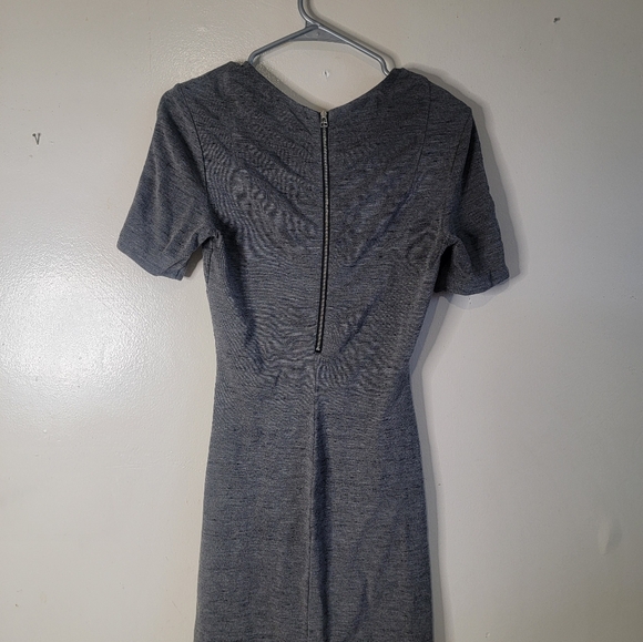 Wilfred Free Heathered Black Fitted Dress - Picture 2 of 5